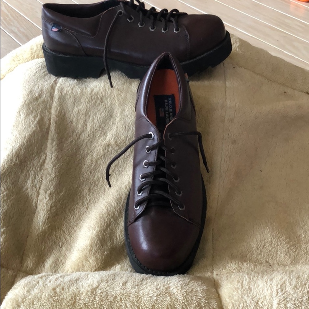 Ralph Lauren Polo brown men’s shoes NWOT